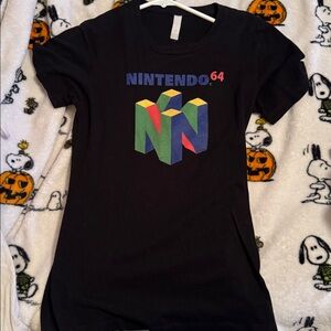 Nintendo 64 Black Graphic T-Shirt
